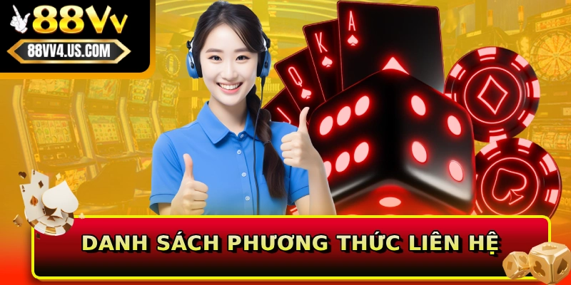 Danh sách phương thức liên hệ